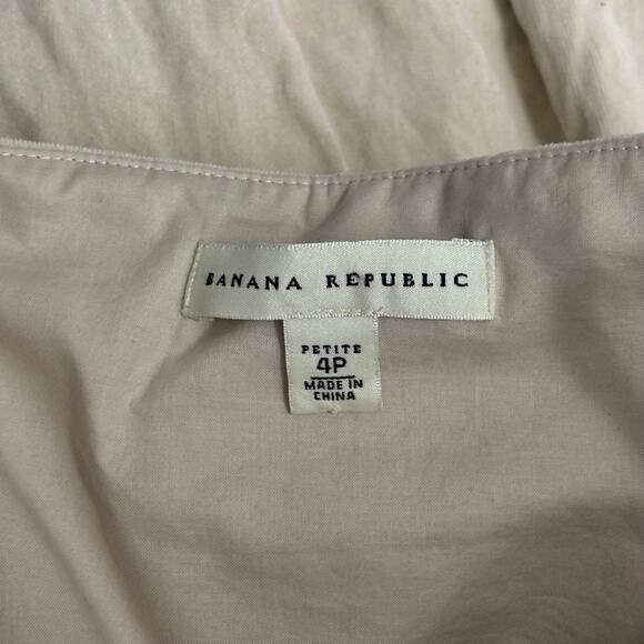 Banana Republic Dress 4P Cream Velvet Suede‎ Neutral Tulle Party Witchy Whimsy - Picture 12 of 13